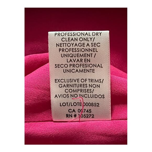 Kay Unger dress Rosemary midi pink size 4 - Picture 5 of 7